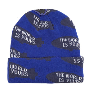 The World Is Yours Knitted Beanie