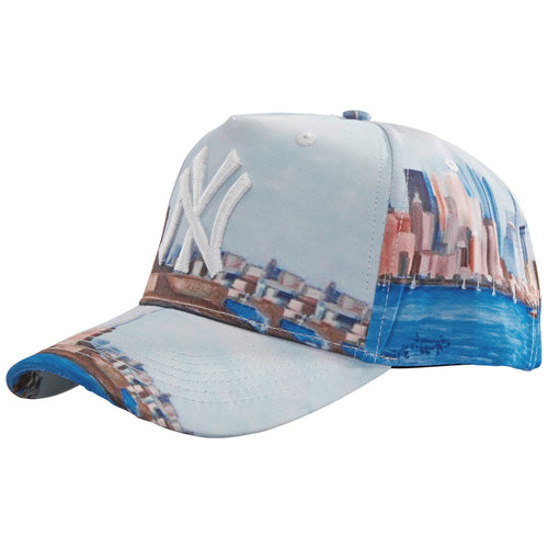 Soft Blue Skyline NY Logo Hat