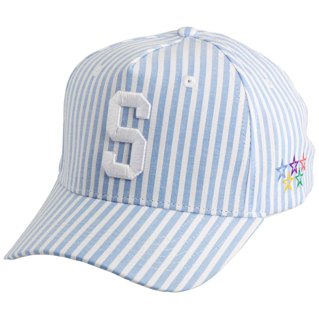 Seersucker S Logo Hat