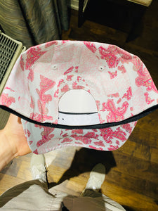 Pink Paisley Patchwork NY Logo Hat