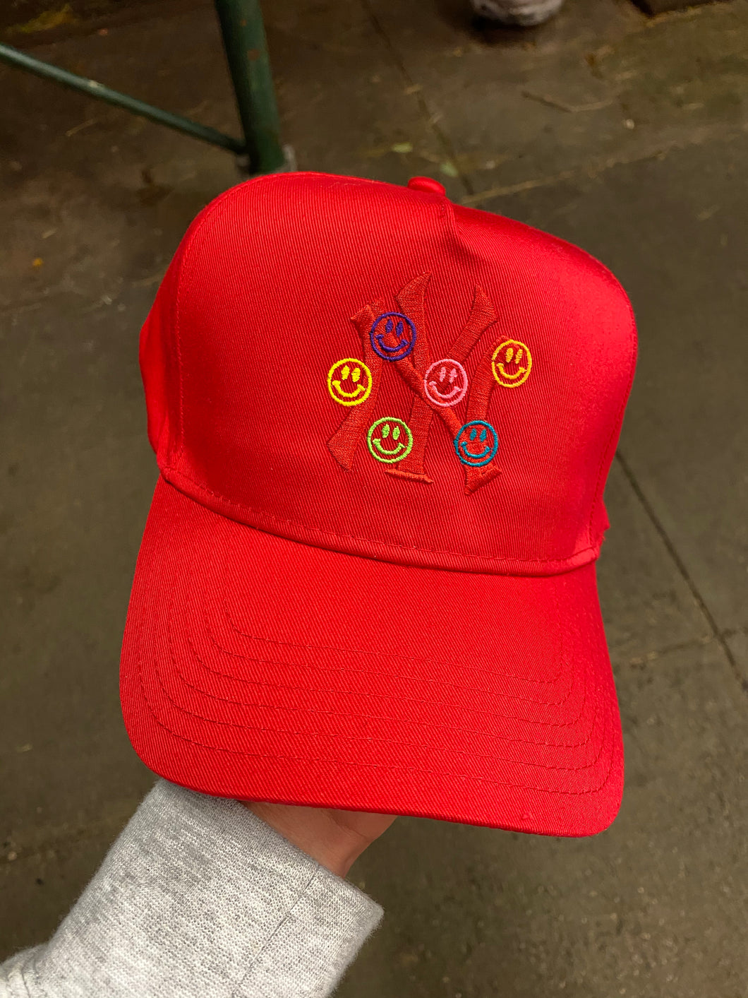 Red NY Logo Tonal Hat