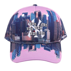 Sleepy Hallow Purple Skyline NY Logo Hat