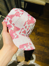 Load image into Gallery viewer, Pink Paisley Patchwork NY Logo Hat
